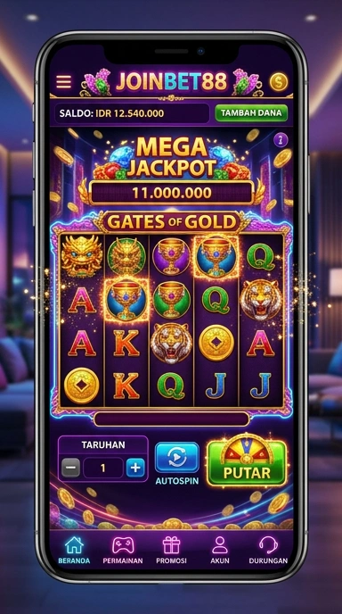Pratinjau antarmuka joinbet88 — aplikasi APK resmi Android v3.3.9
